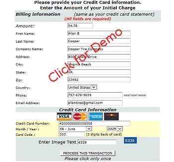 CIM Customer Information Manager with  immediate payment